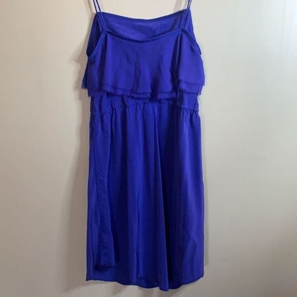 Wilfred Blue Silk Dress - Picture 2 of 4